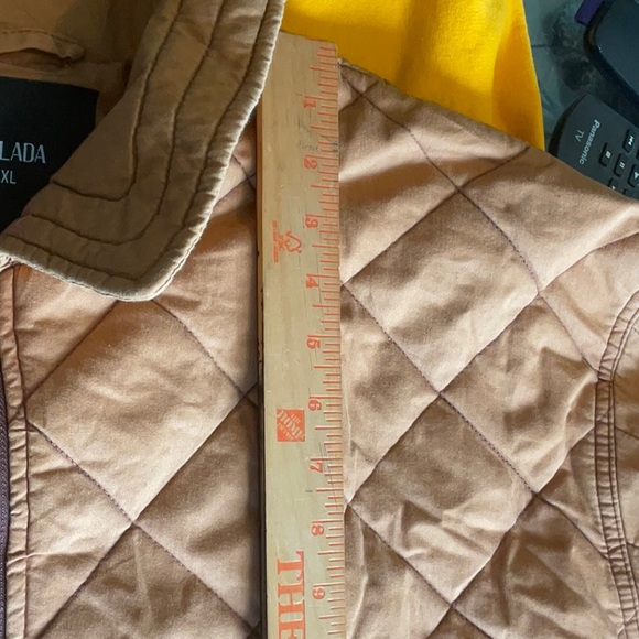 NWOT HELLADA Brown Quilted Cotton Jacket Size XXL - Picture 9 of 13
